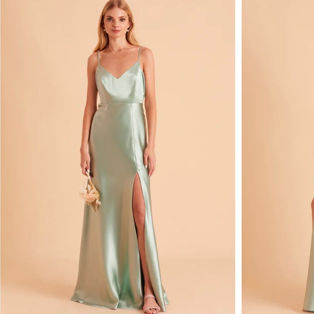 Birdy Grey Sage Satin Jay Dress